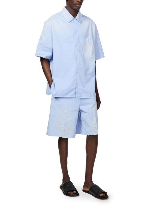 LOEWE Anagram short-sleeved cotton shirt