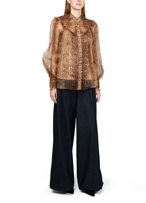 ZIMMERMANN Hypnotic smocked blouse