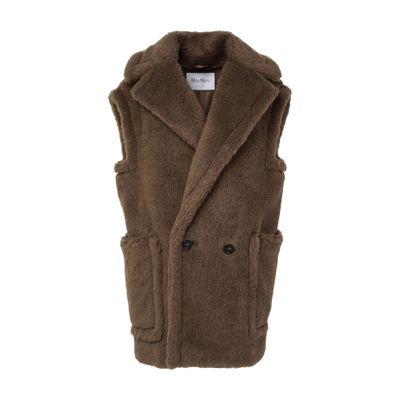 Max Mara Bormida Cape In Brown