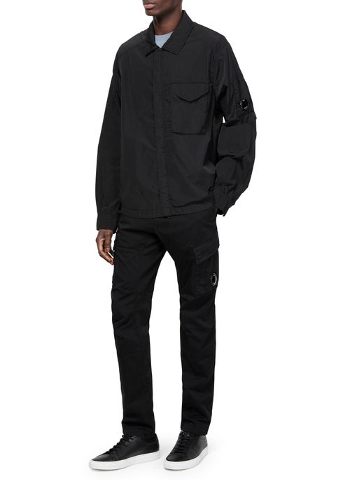 CP COMPANY Overshirt mit Reißverschluss Chrome-R Lens