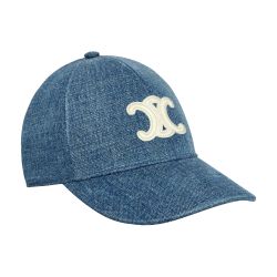 Baseball cap triumph in denim