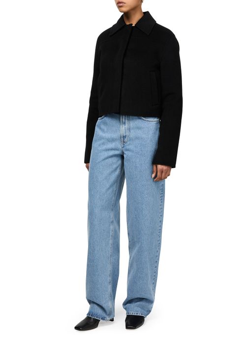 LOULOU DE SAISON Manteau court boxy en laine Zhanna
