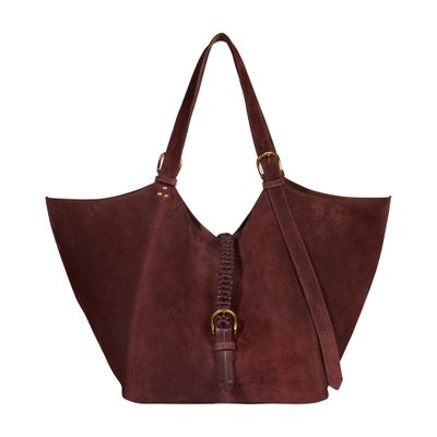 Jérôme Dreyfuss Joseph M Tote Bag In Burgundy