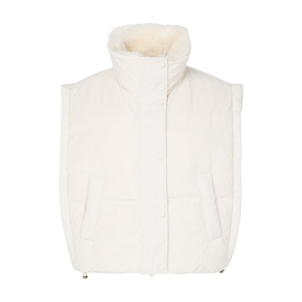 Short sheepskin gilet 7