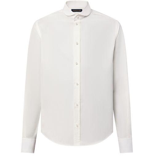 LOUIS VUITTON Fitted Long-Sleeved Cotton Shirt With Pearl Buttons