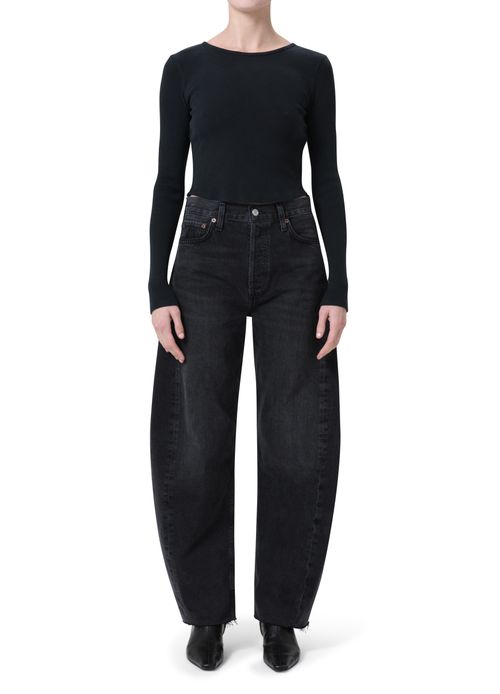 AGOLDE Luna high rise pieced taper 30.5 jeans