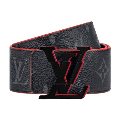 Louis Vuitton Lv Broken 40mm Reversible Belt In Black