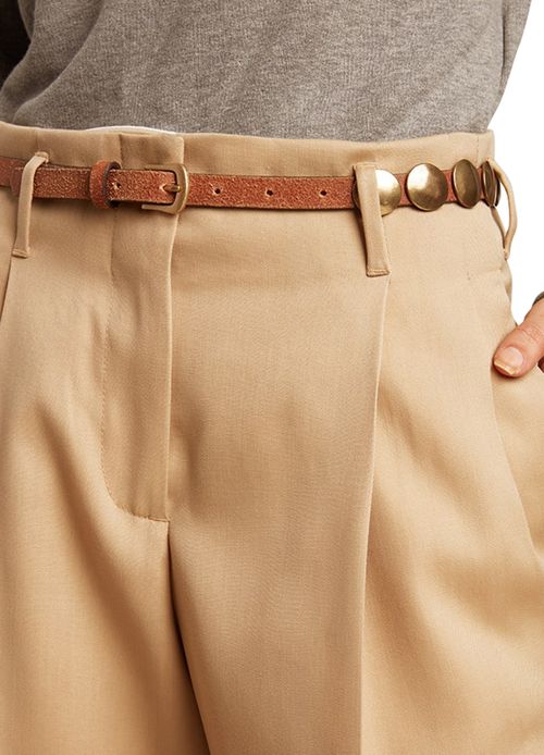 GOLDEN GOOSE Trinidad leather belt