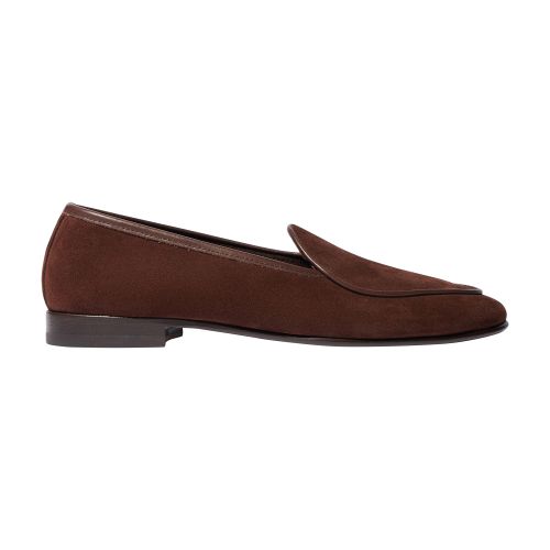 Scarosso Nils Suede Loafers In Brown_suede