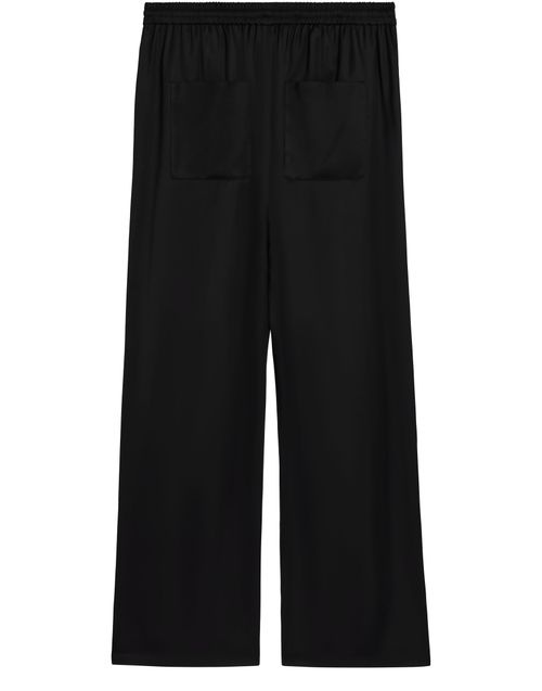 CELINE Triomphe in satin track pants