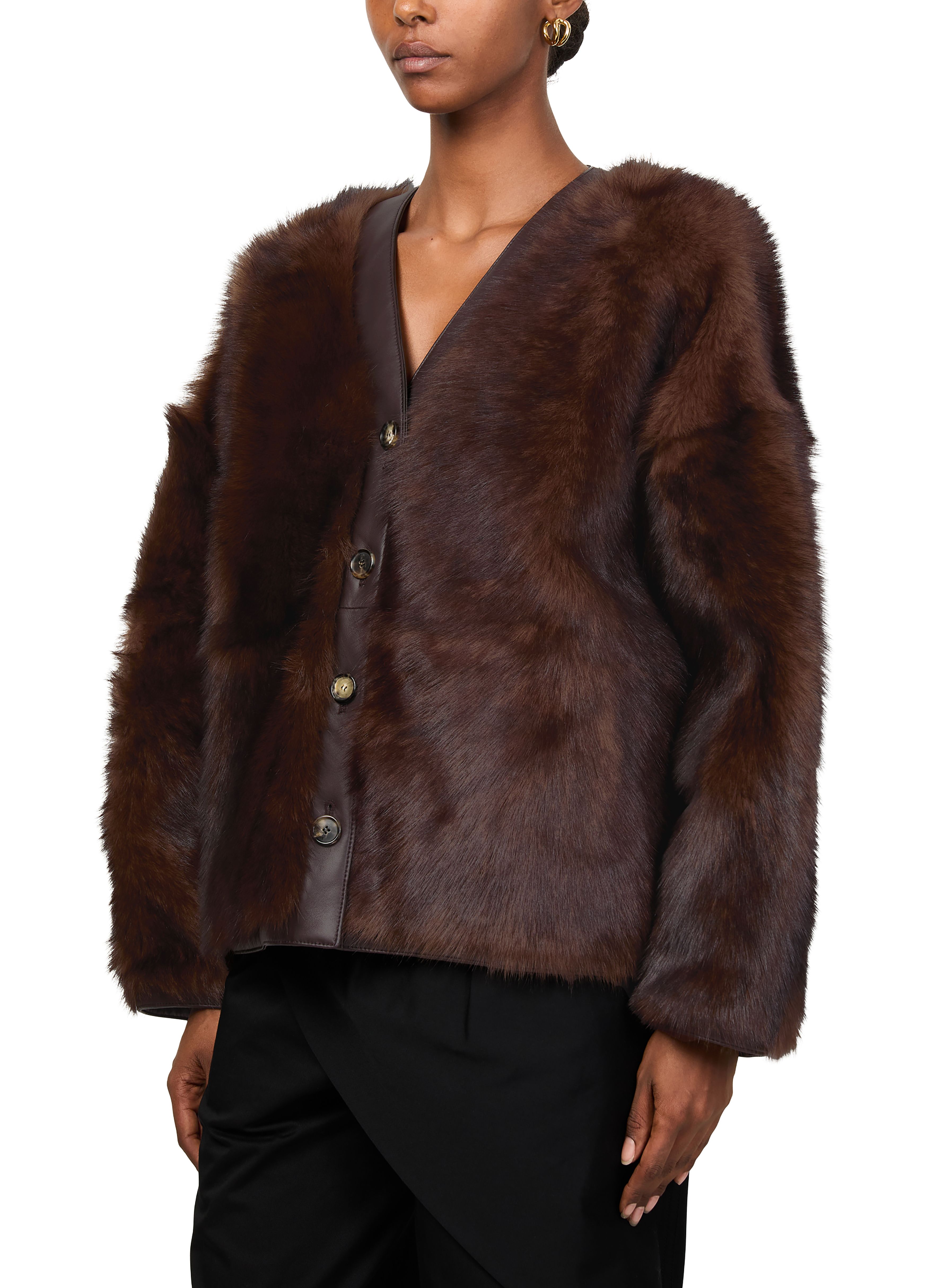 Sheepskin cardigan thumbnail 4