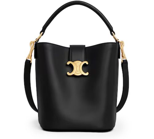 CELINE Kleine Louise tasche aus glattem kalbsleder