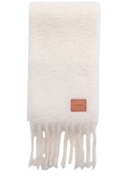 小物 LOEWE 23K 18S SCARF WHITE LOEWE 23K 18S SCARF WHITE（Shop LOEWE Scarves for Women