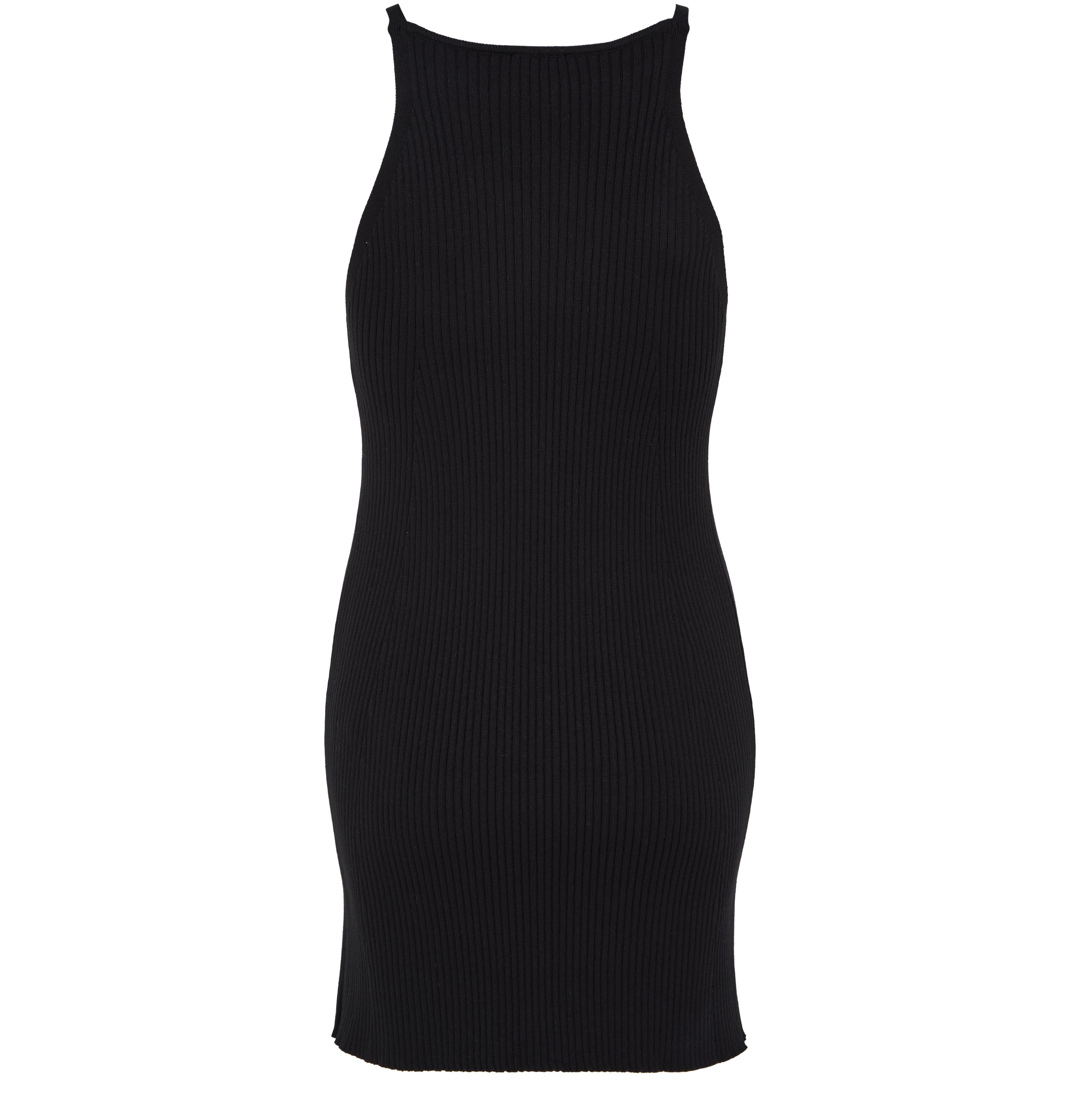 Rib knit A-Line dress thumbnail 3