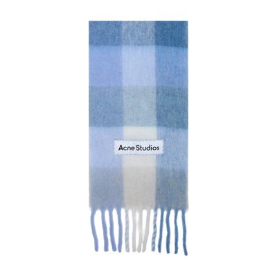 Acne Studios Vally Scarf In Blue