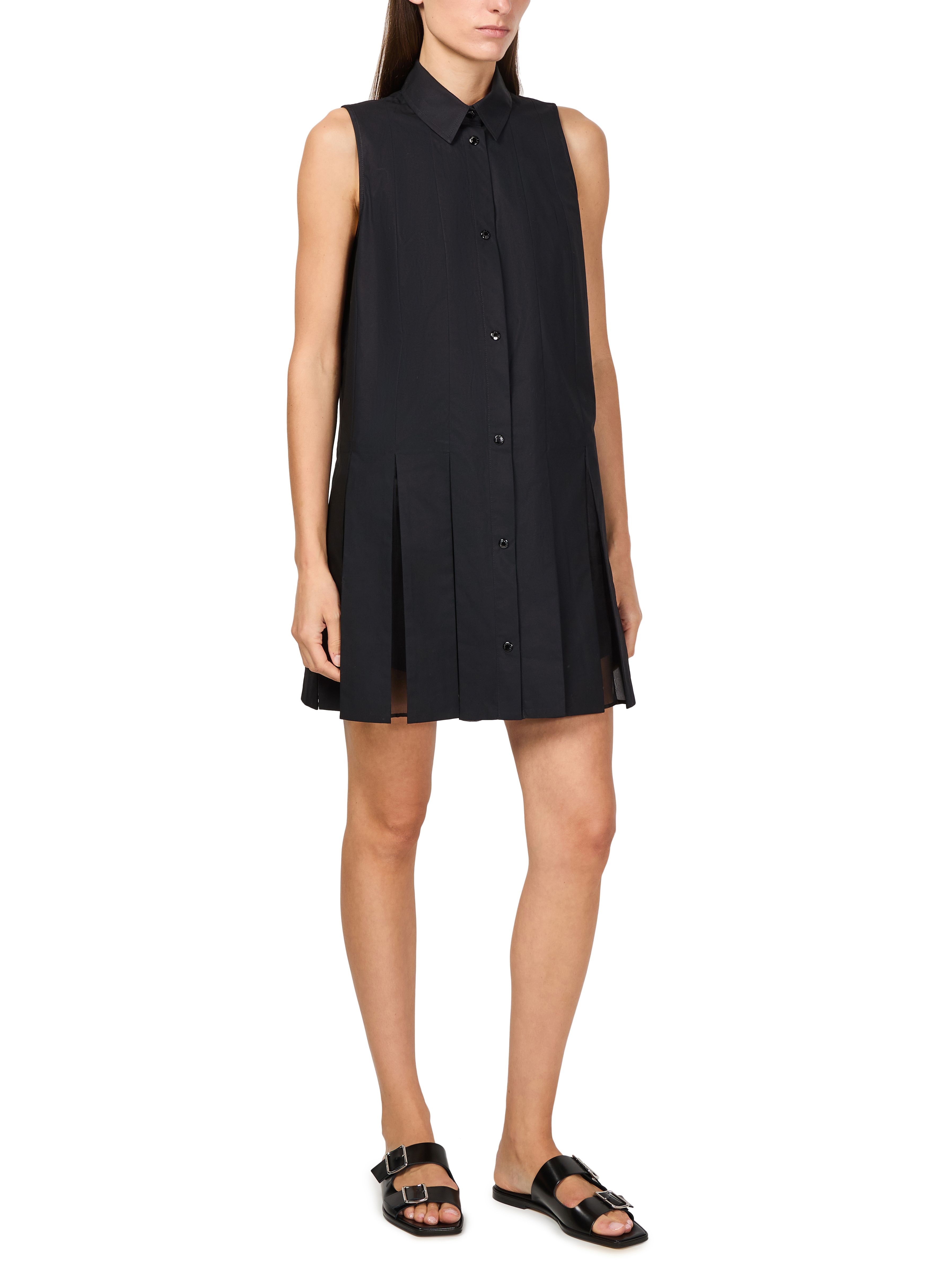 Mini shirt dress in cotton thumbnail 6