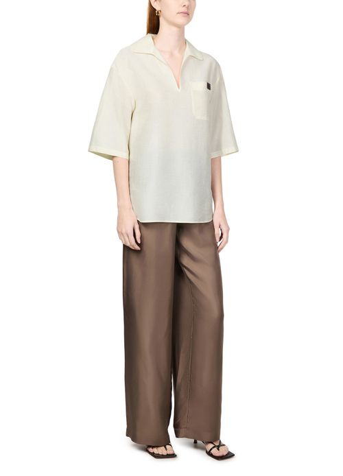 MAX MARA Hemd aus Leinen und Seide Osiride