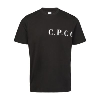 C.p. Company Cp Company T Shirt With Logo Print On Chest And Back In Black