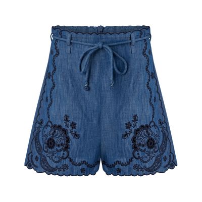 Zimmermann Aster Denim Shorts - Bild 3