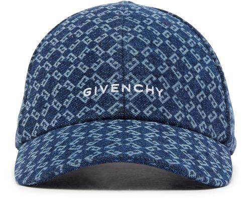 GIVENCHY Casquette brodée GIVENCHY en denim monogramme 72