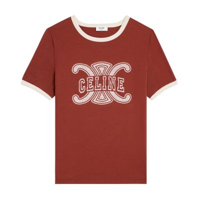 Women's 70's t-shirt in cotton jersey | CELINE | 24S