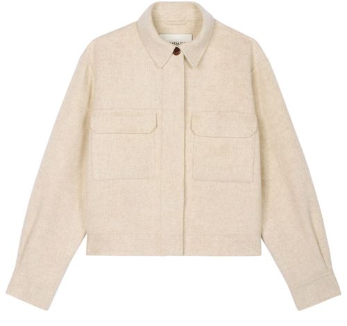 Bompard — Double-faced wool and cashmere jacket with two pockets (Grey)
