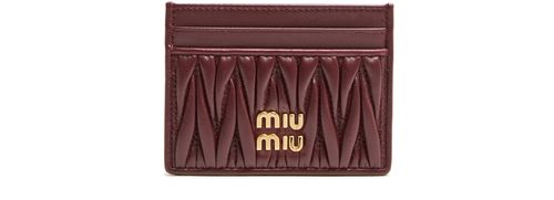MIU MIU Quilted leather cardholder