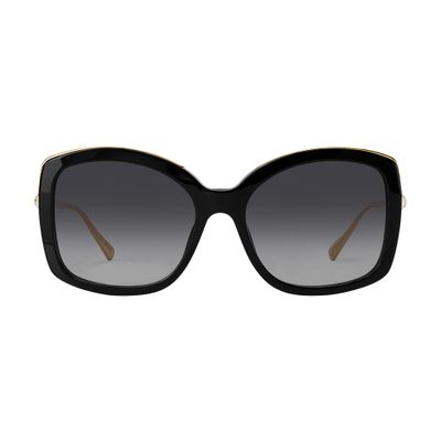 Louis Vuitton Lv Monogram Pearl Square Sunglasses In Black | ModeSens