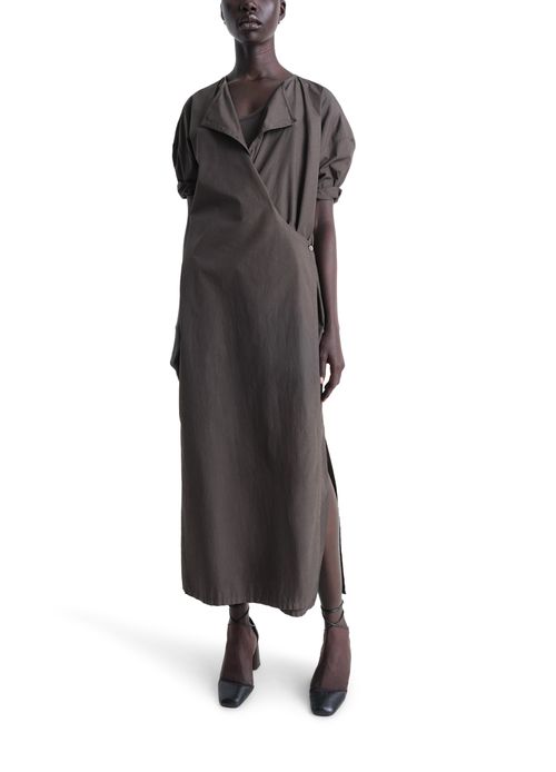 LEMAIRE Short sleeve twisted dress