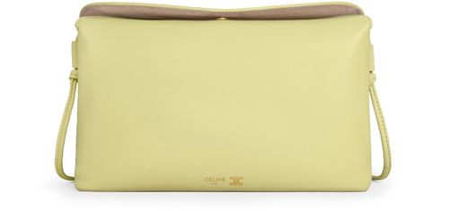CELINE Trio flap in smooth lambskin