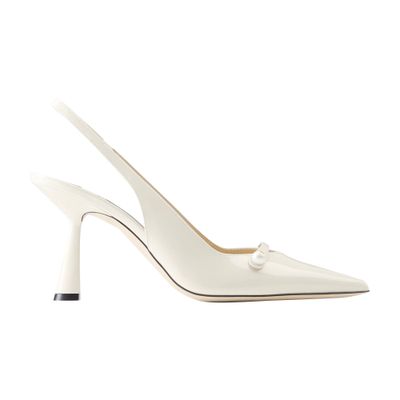 Jimmy Choo Amita 85 Pumps In White