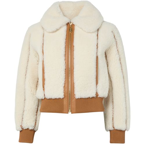 ZIMMERMANN Hypnotic shearling Bomber