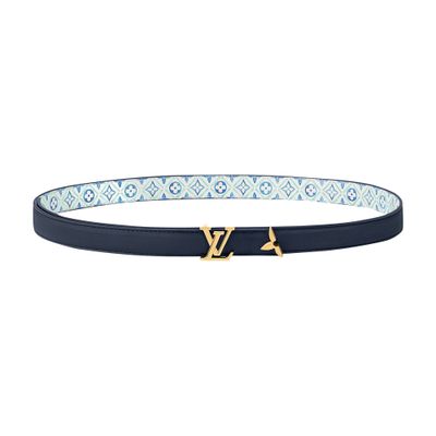 Louis Vuitton Pretty Lv 20mm Reversible Belt In Black