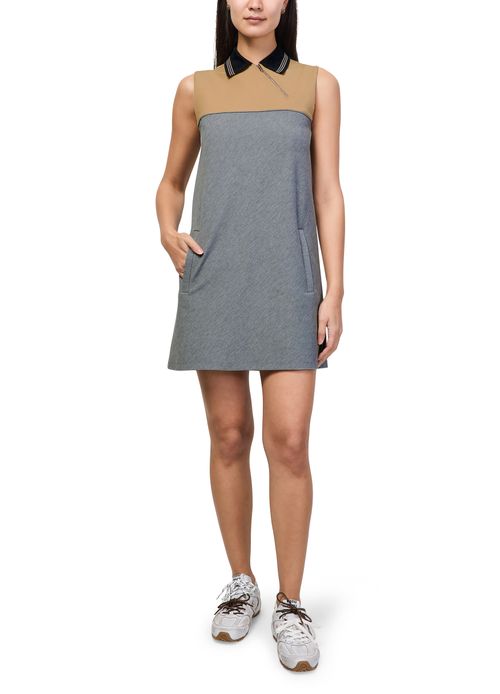 MIU MIU Sleeveless bi-color mini dress