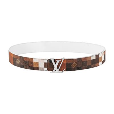 Louis Vuitton Lv Initiales 40mm Reversible Belt In Brown