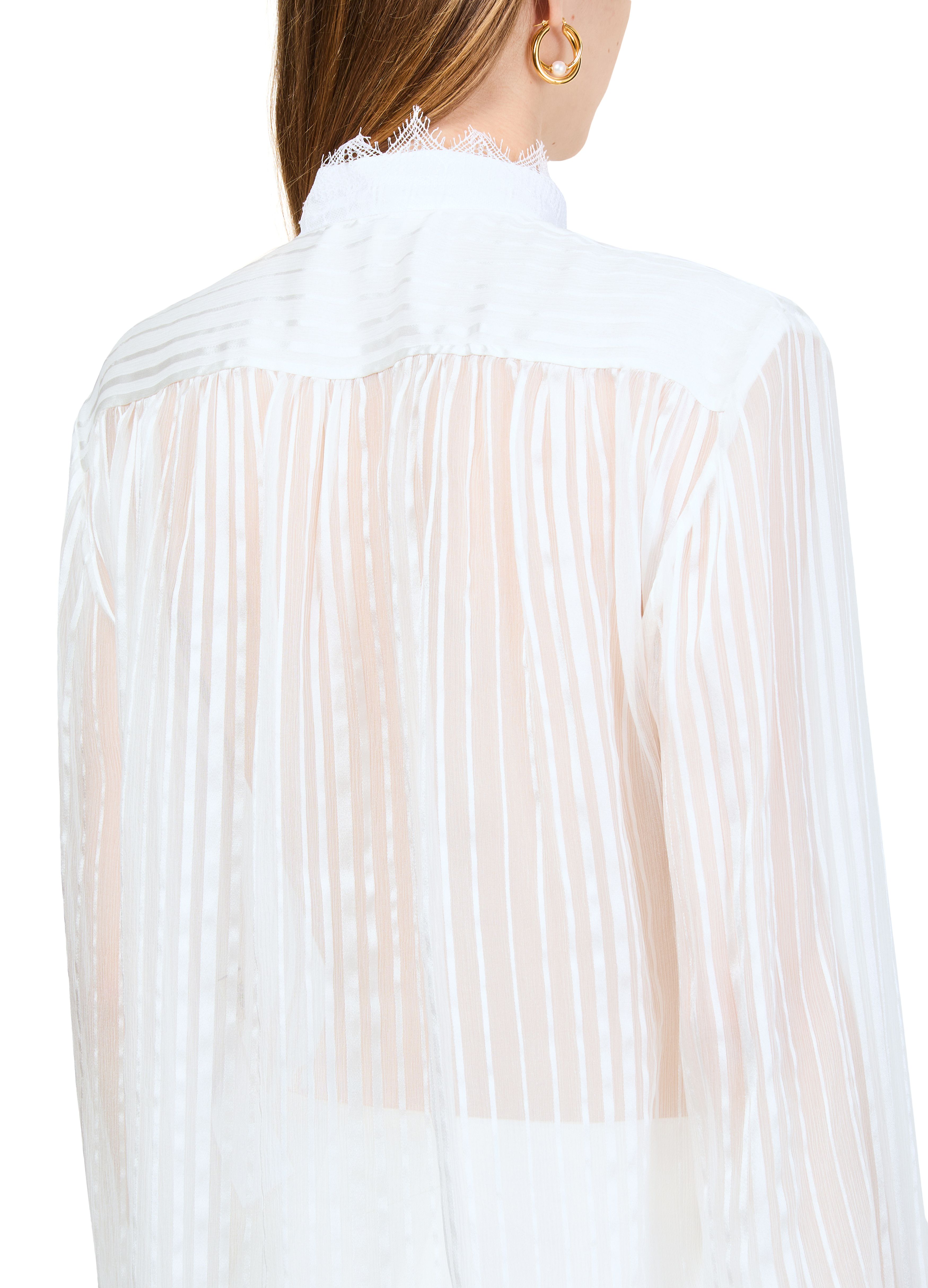 Silk long sleeved blouse thumbnail 5
