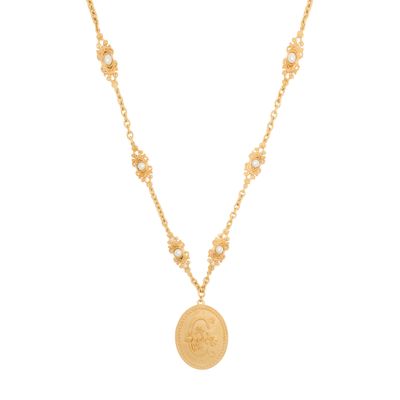 Chloé Elixir Coin Pendant Necklace In Gold