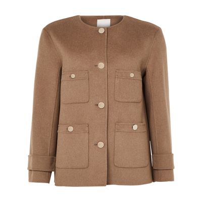 S Max Mara Jacket With Four Pockets In Beige