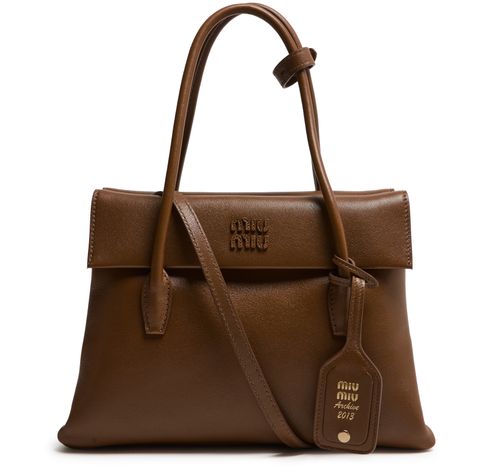 MIU MIU Nappa leather archive bag