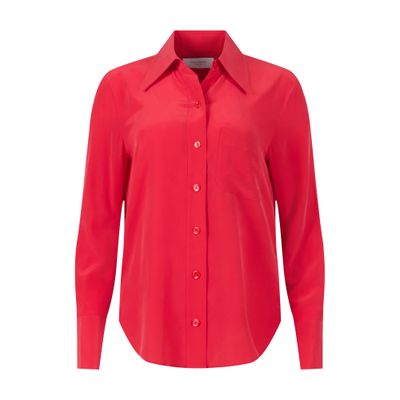 EQUIPMENT QUINNE LONG SLEEVE SILK SHIRT