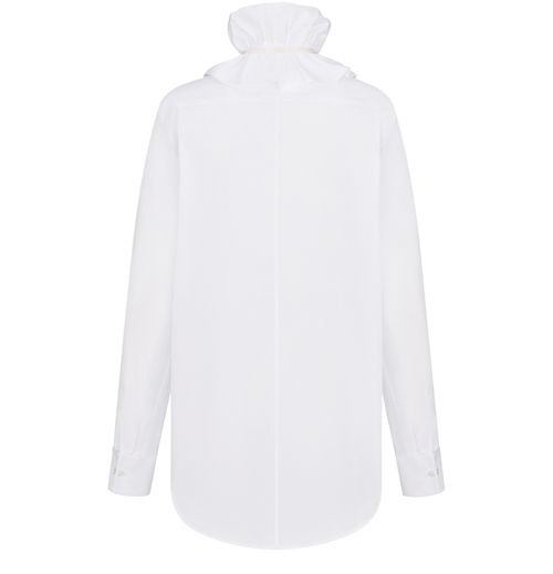 DIOR Blouse with Removable Ruched Collar