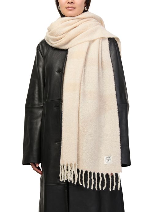 TOTEME Schal aus Jacquard mit Monogramm