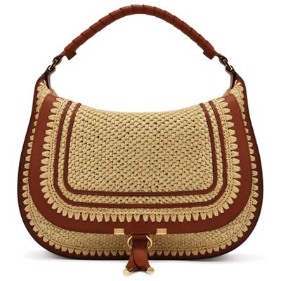 Chloé Marcie Shoulder Bag In Brown