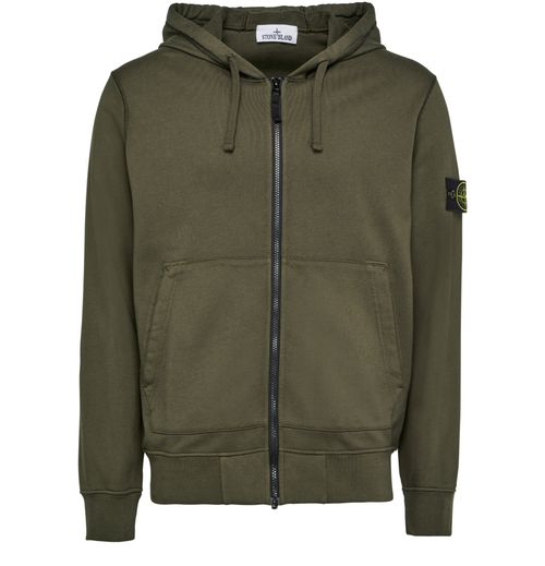 STONE ISLAND Zipped hoodie