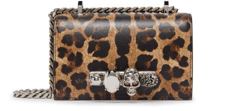 MCQUEEN Mini Jewelled Satchel bag