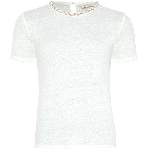 ZIMMERMANN Illuminate embellished short sleeves t-shirt