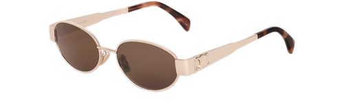 CELINE Lunettes de soleil Triomphe metal 01 métal