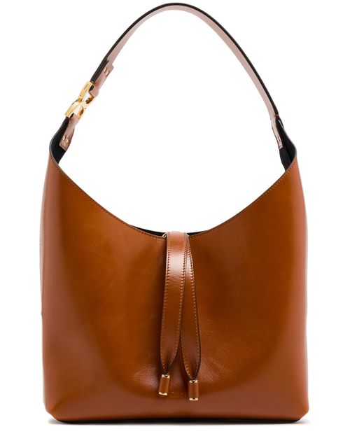 CHLOE Marcie small glossy leather hobo bag