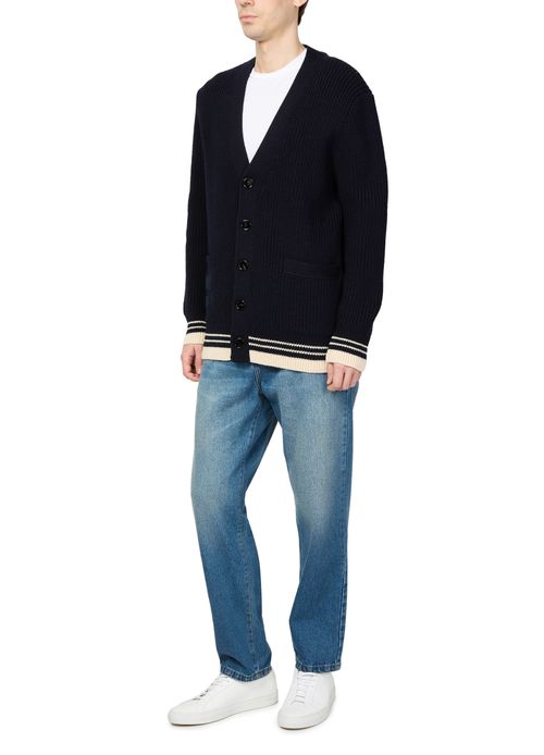 AMI PARIS Ribbed cardigan
