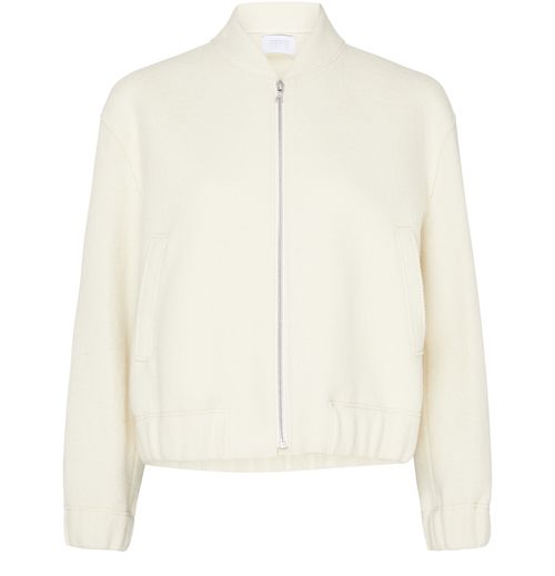 HARRIS WHARF LONDON Wool cropped bomber